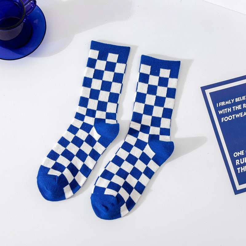 Tube Socks Navy Blue Korean Version Of All-match Japanese Sports