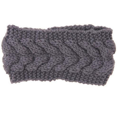 Women's Twist Needle Knitting Female Warm Crochet Wool Headband