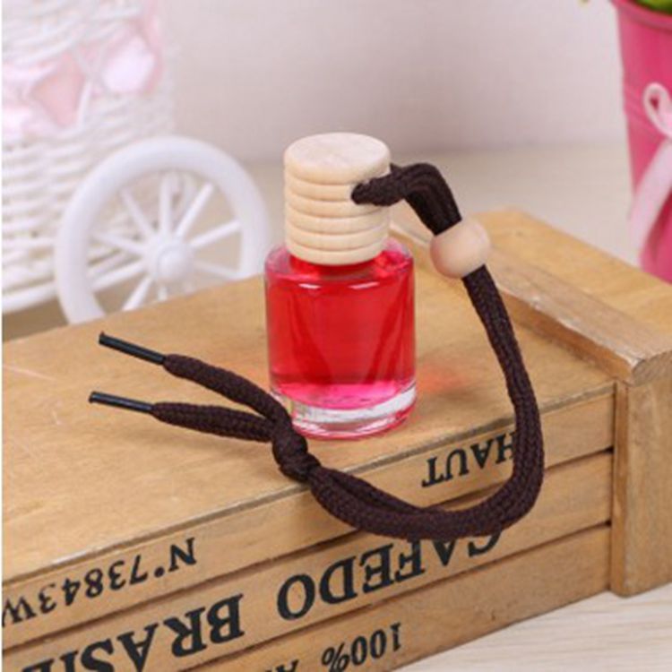 Car Air Freshing Agent Glass Bottle Aromatherapy Automobile Hanging Ornament