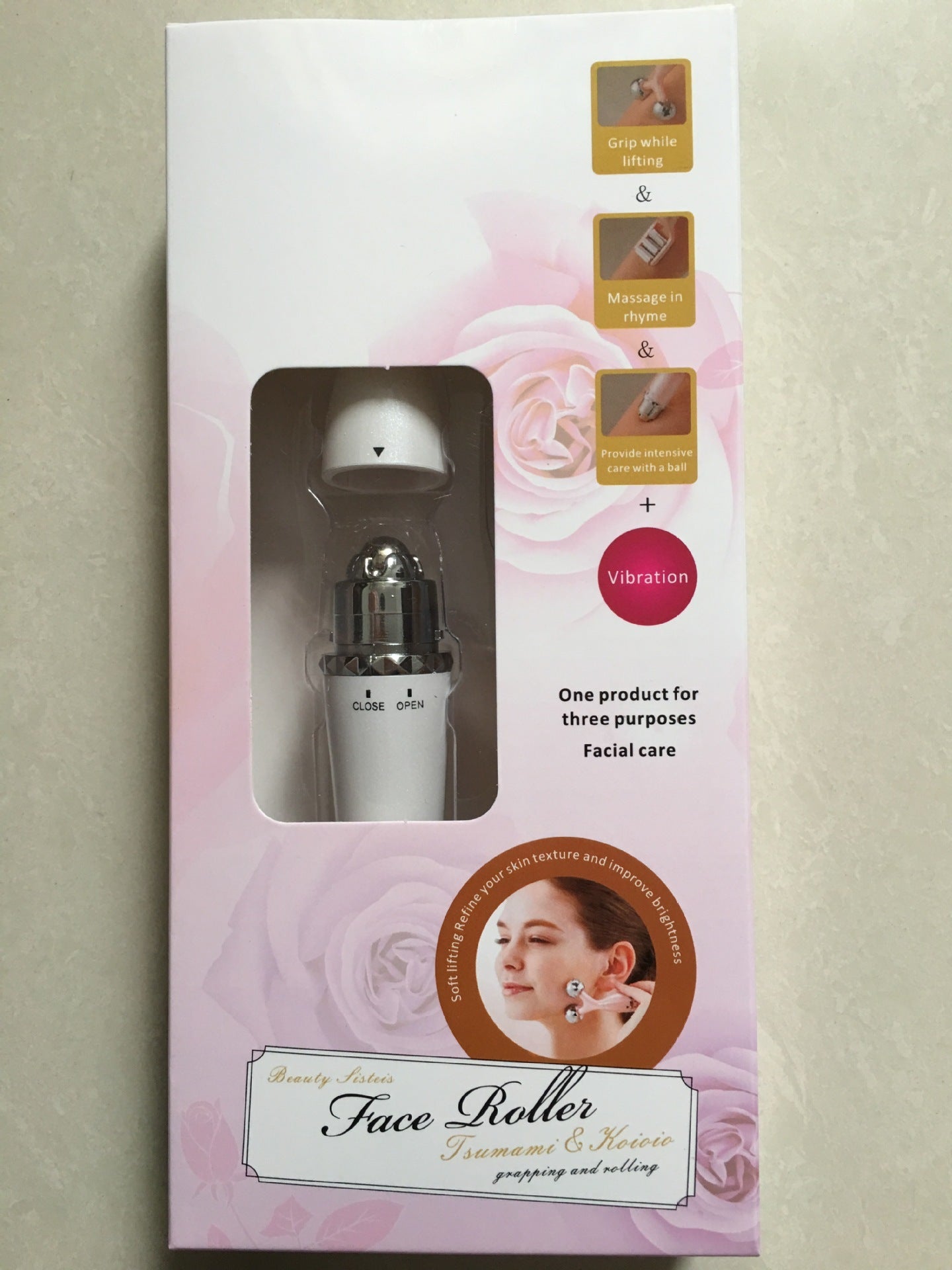 3D electric three-in-one roller face-lifting instrument