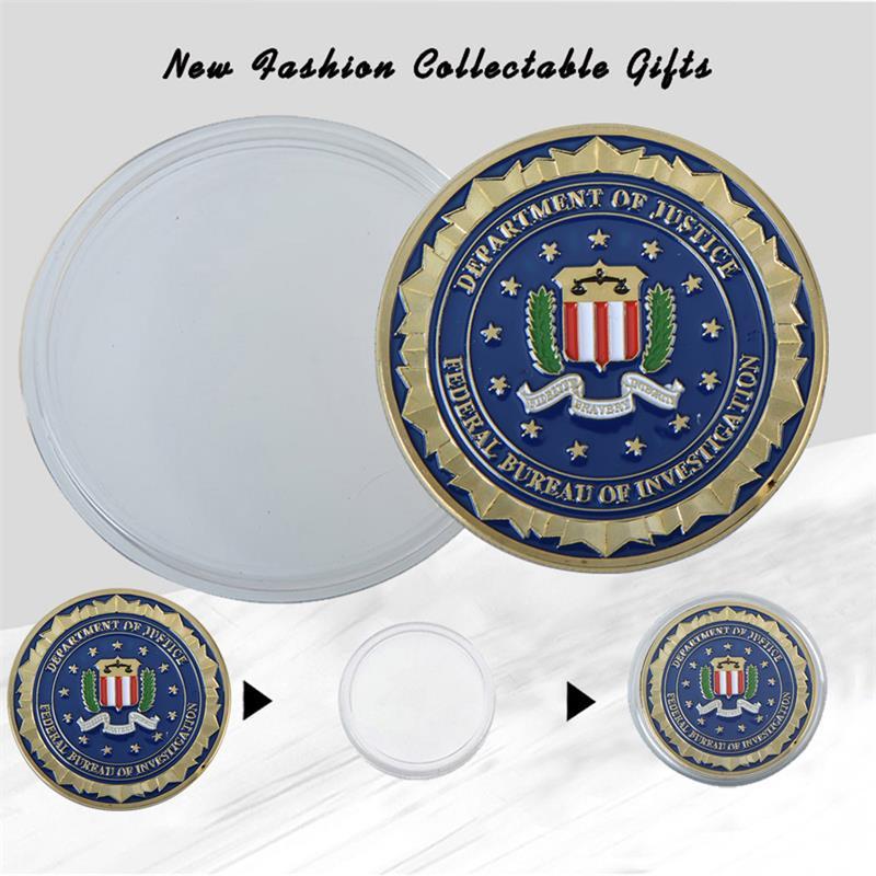Department of Justice FBI Metal Commemorative Coin