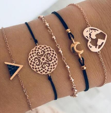 Pulsera de cadena de cuentas