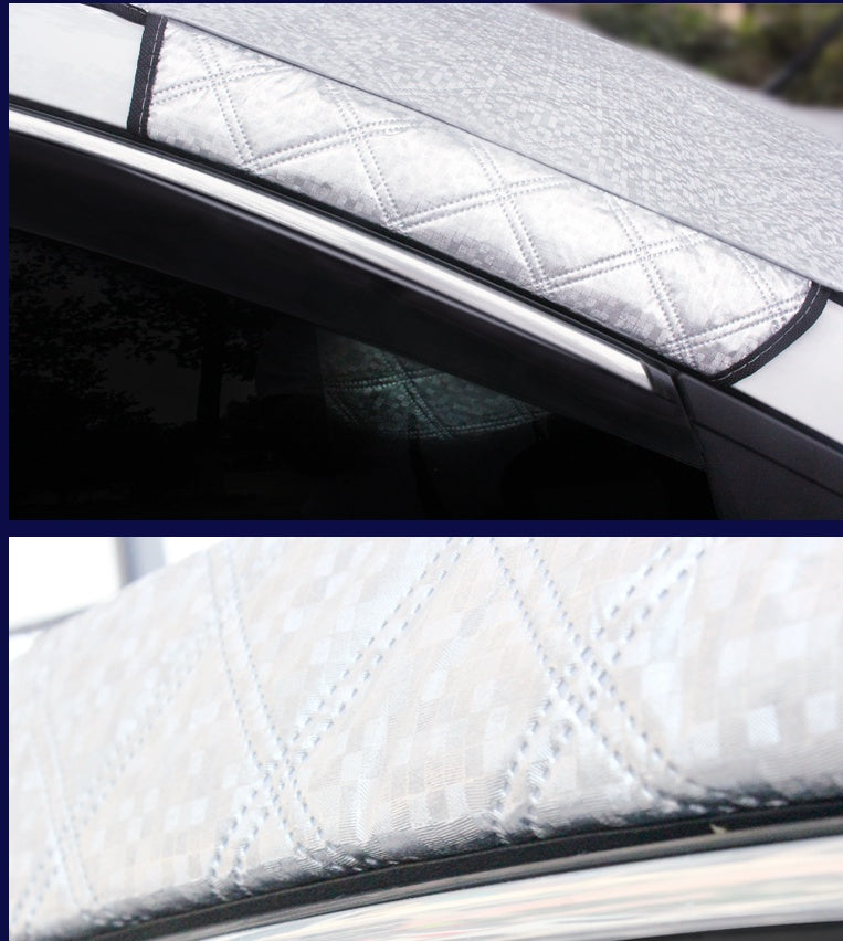Bloque de nieve del coche parabrisas delantero cubierta anticongelante equipo delantero de invierno snowboard protector de nieve cubierta de nieve