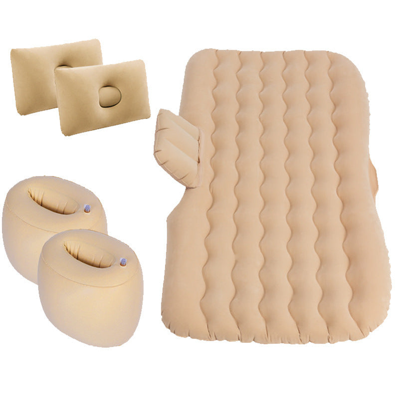 Colchón inflable para acampar, colchón de aire, colchón de viaje para coche, cama de almohada para coche al aire libre