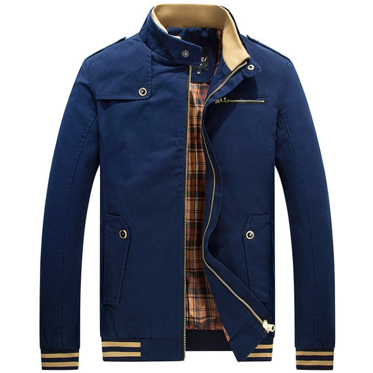 Dropshipping 2020 Automne marca Veste Hommes modo Mâle Chaqueta Hombre sólido soporte Col Fermeture Éclair de Haute Qualité Veste los abrigos Hommes