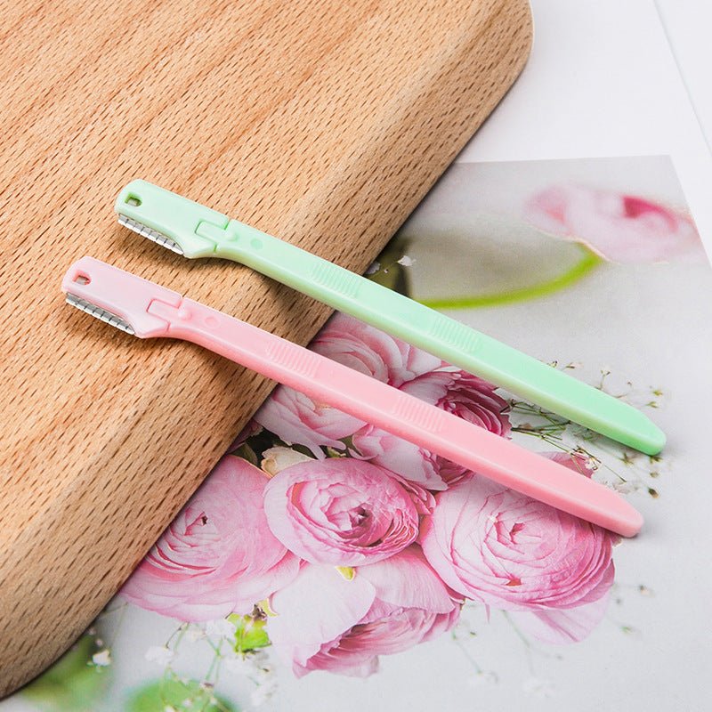 Portable Mini Eyebrow Trimming Knife Set