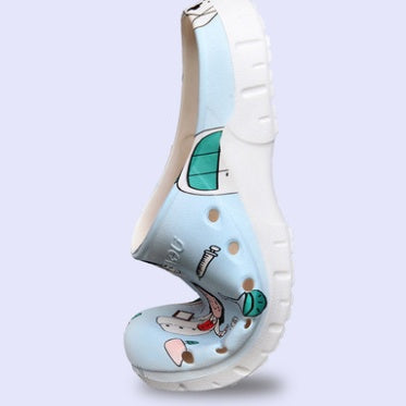 Operating Room Slippers Surgical Shoes Women's Soft-soled Toe Cap Shoes