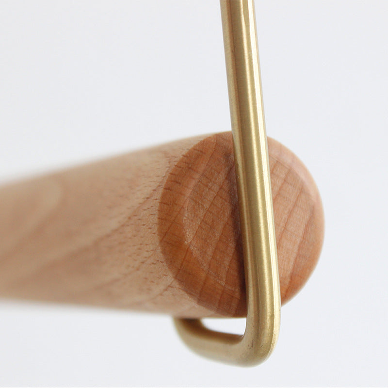 Gancho decorativo para colgar de madera nórdica