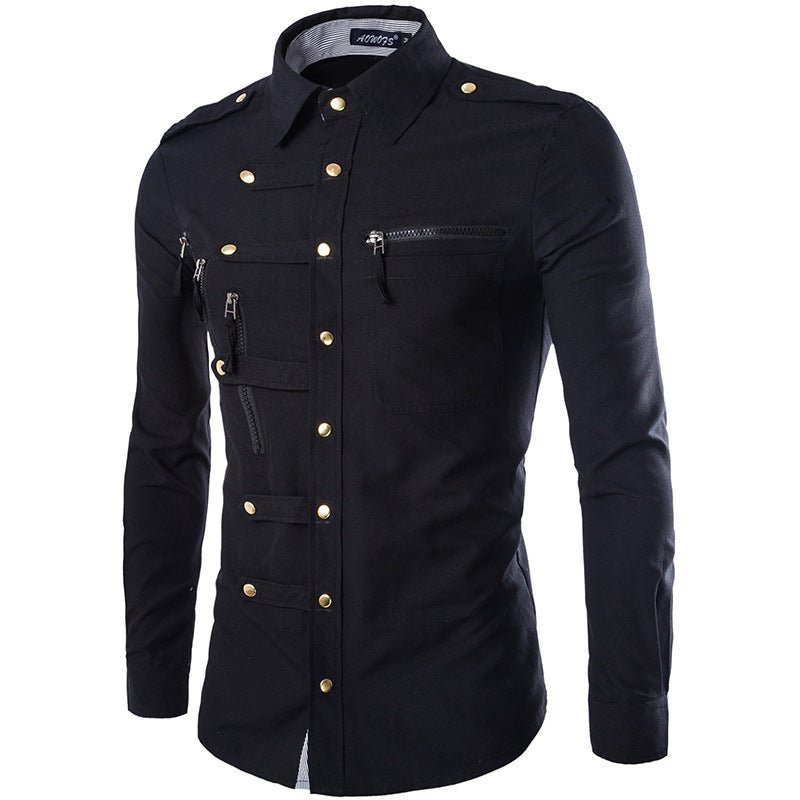 Camisa de marca para hombre, 2020, diseño de moda para hombre, Camisa de vestir de algodón ajustada, camisas de manga larga con estilo, Chemise Homme Camisa Masculina