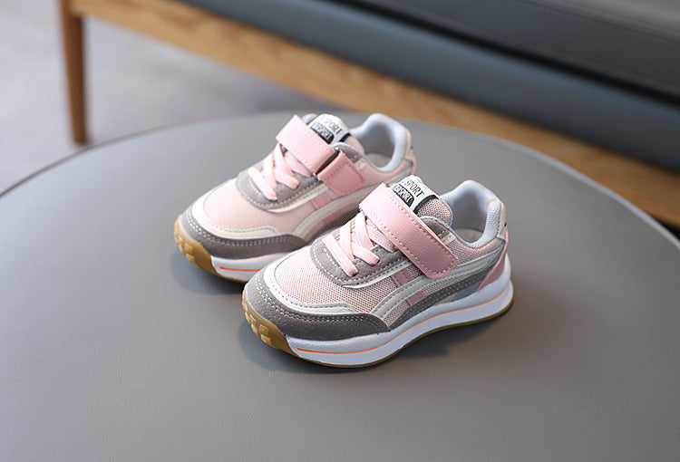 Zapatillas de deporte transpirables de malla para niños
