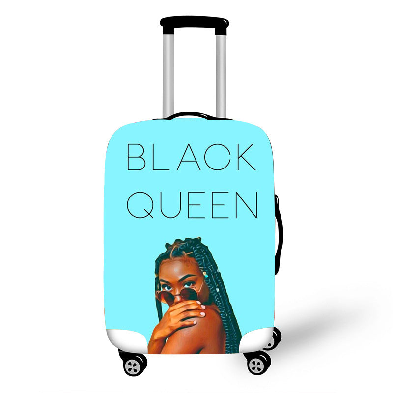 Nopersonality arte africano Niña Accesorios de viaje cubierta de equipaje maleta de protección de equipaje cubierta de polvo telas elásticas 18-30 pulgadas
