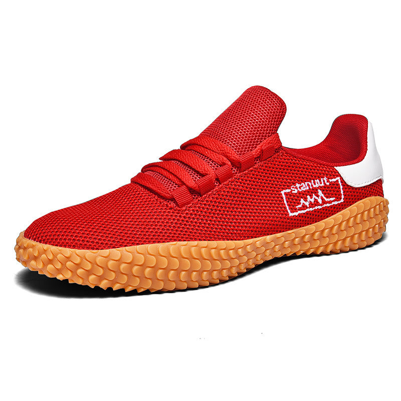 Primavera y verano Flying Woven Casual Shoes grandes hombres zapatos beatable coreano Forest Gump zapatillas