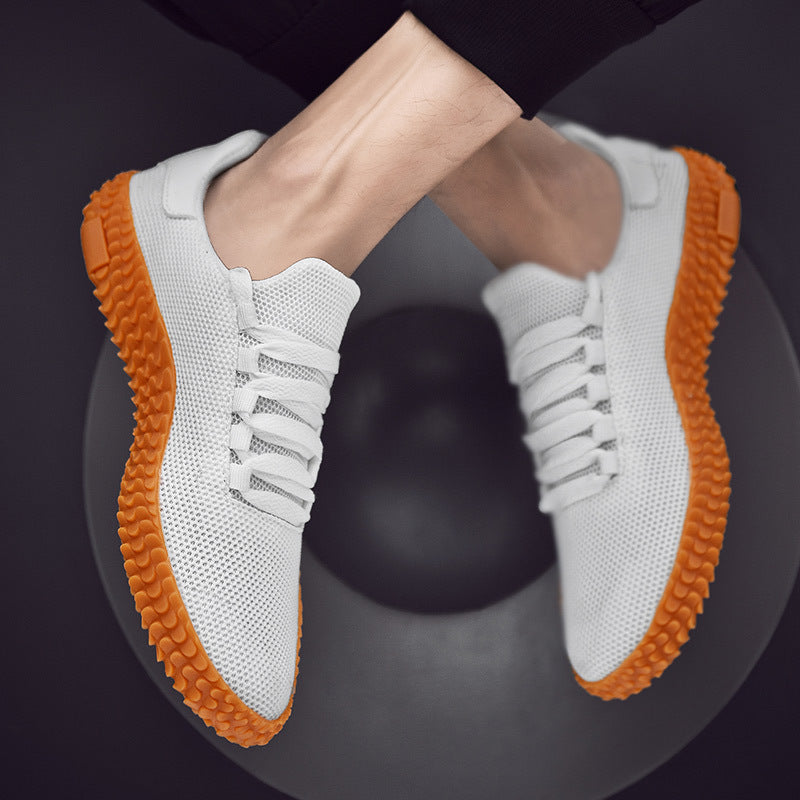 Primavera y verano Flying Woven Casual Shoes grandes hombres zapatos beatable coreano Forest Gump zapatillas