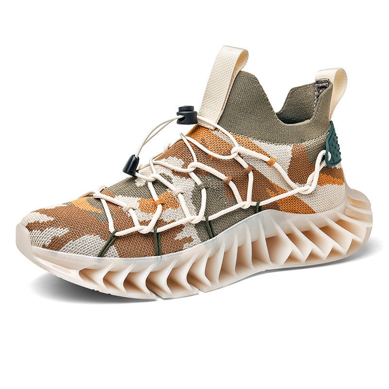 Zapatillas De Deporte informal Para Hombre Y Mujer Nueva Cuchilla... Gruesa De Escocia... Tejido Volador