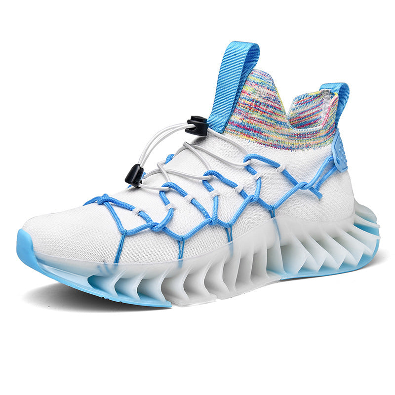 Zapatillas De Deporte informal Para Hombre Y Mujer Nueva Cuchilla... Gruesa De Escocia... Tejido Volador