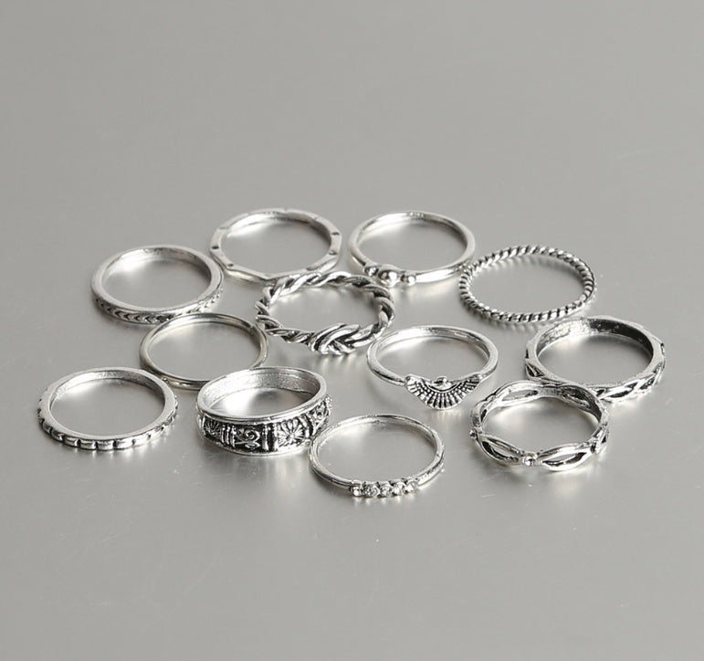 Juego de anillo de solsticio encantador