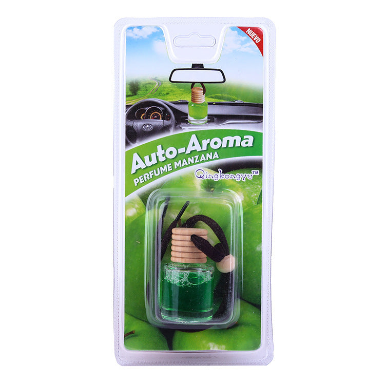 Car Air Freshing Agent Glass Bottle Aromatherapy Automobile Hanging Ornament