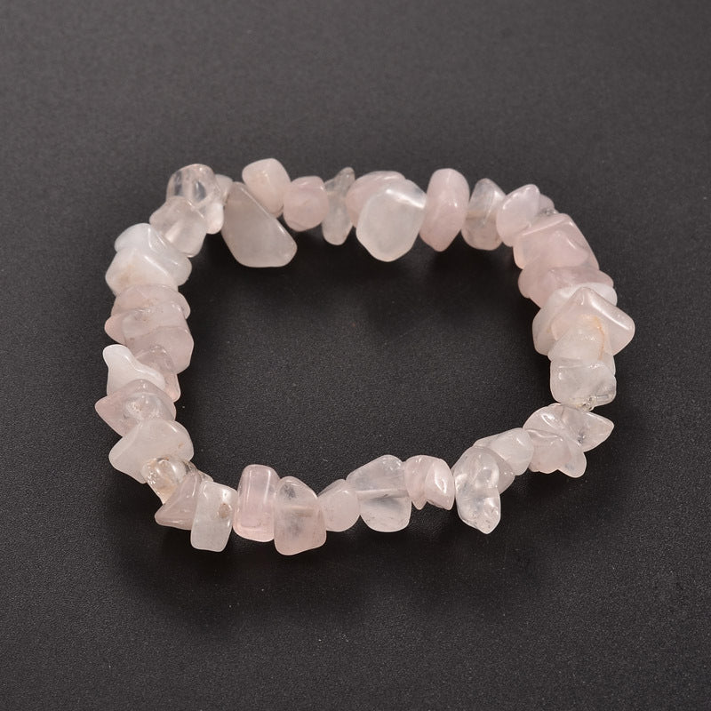 Women's Natural Crystal Irregular Gravel Bracelet