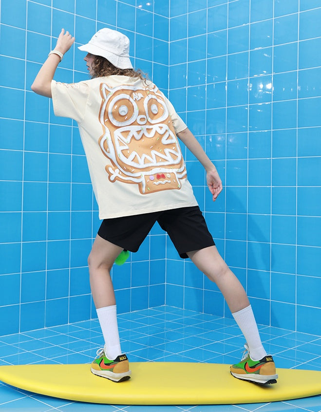 Gingerbread Man Short Sleeve Couple Suit
