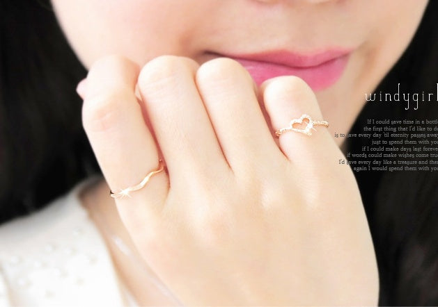 Fashion Wave Ring Curvy Joints Small
