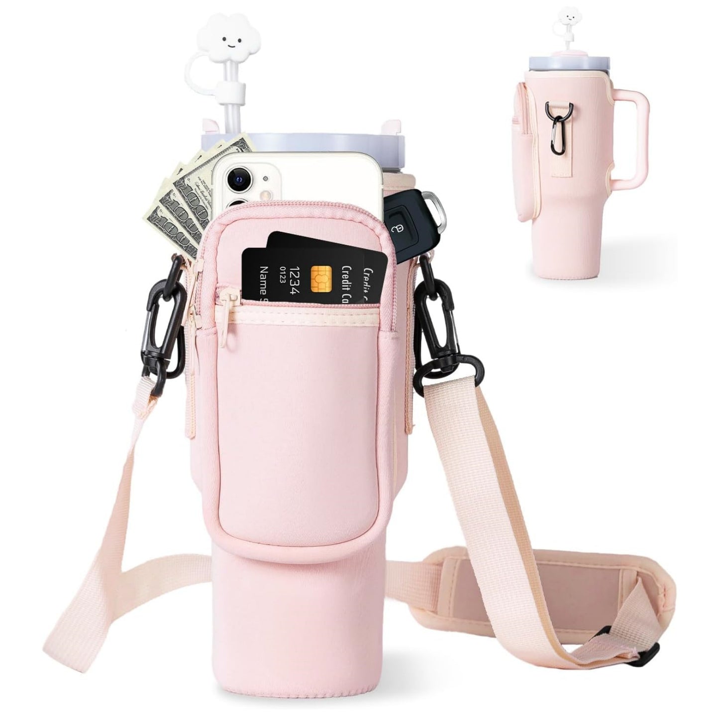 Printed Neoprene Rubber Cup Sleeve Bags