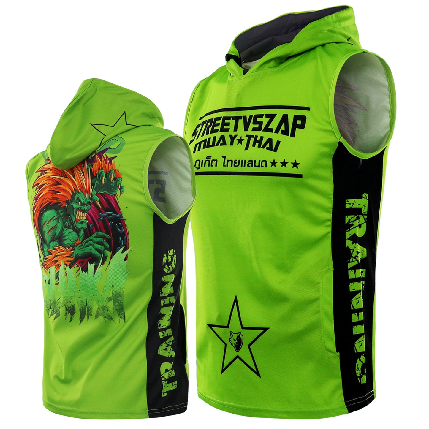 Training Hoodie Sleeveless Fitness Sweater Man