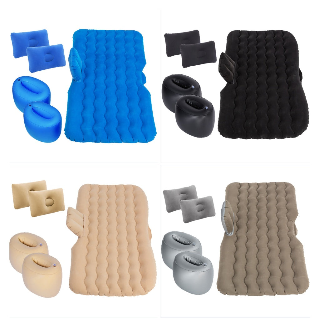 Colchón inflable para acampar, colchón de aire, colchón de viaje para coche, cama de almohada para coche al aire libre