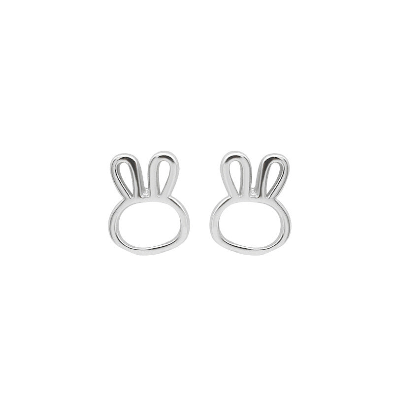 Cute Little Rabbit S925 Sterling Silver Earrings