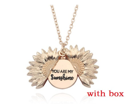 Collar de doble LETRAS DE GIRASOL