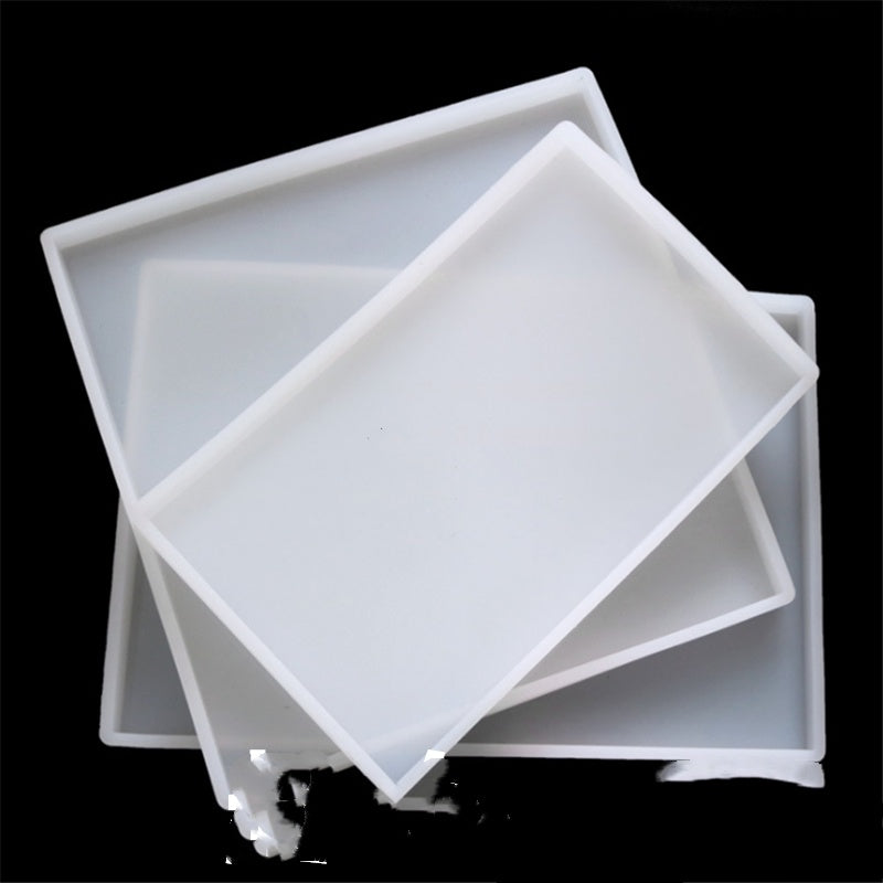 Diy Material Drop Glue Swing Table Base Tray Pressure Mud Plate Silicone Mold Handmade