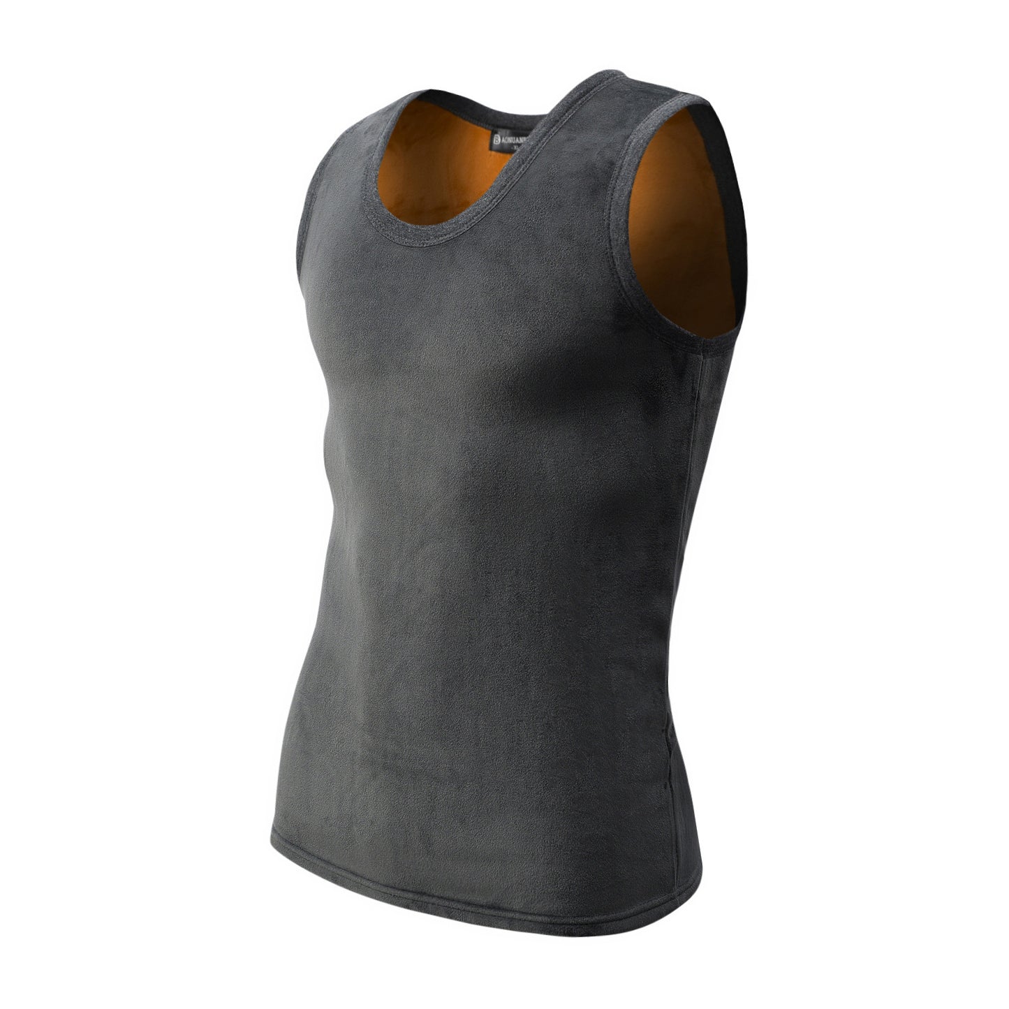 Men's Fleece Thickened Gold Thermal Vest