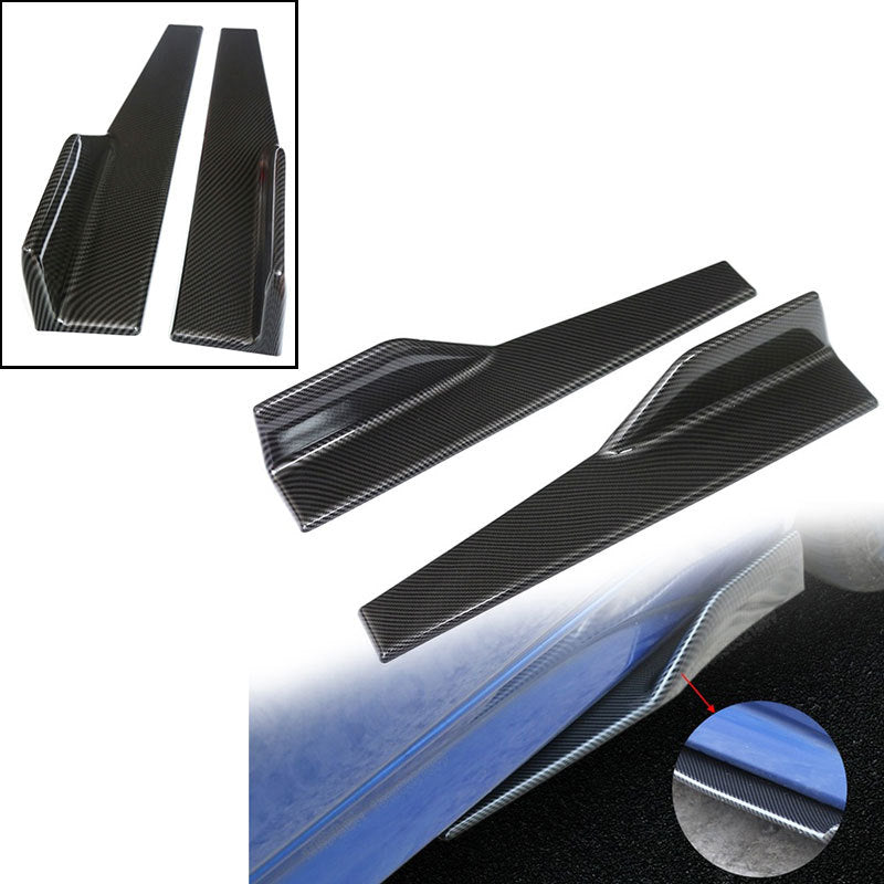 Modified side skirt for automobile