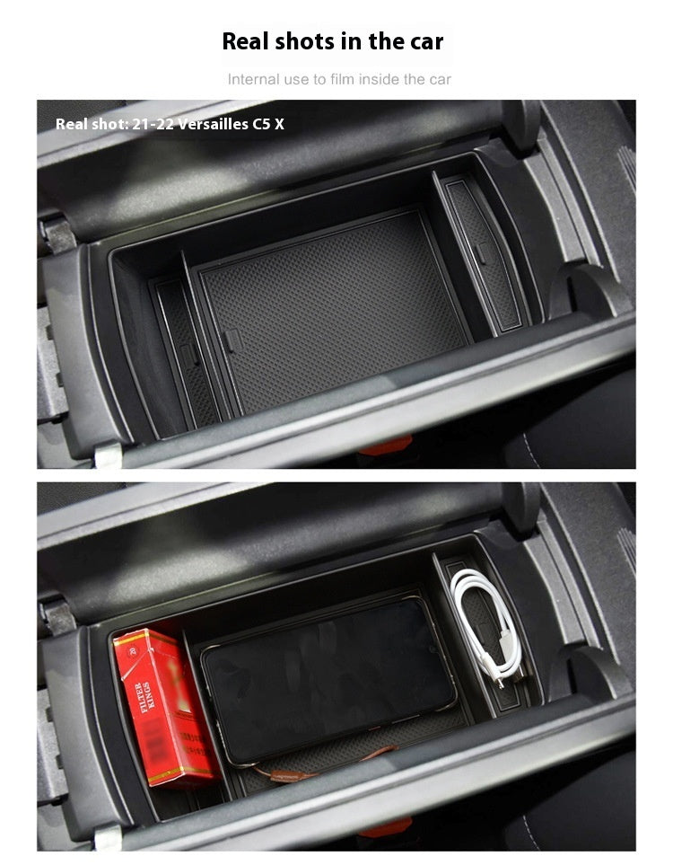 Automobile Armrest Box Cover Storage Box Interior Decoration