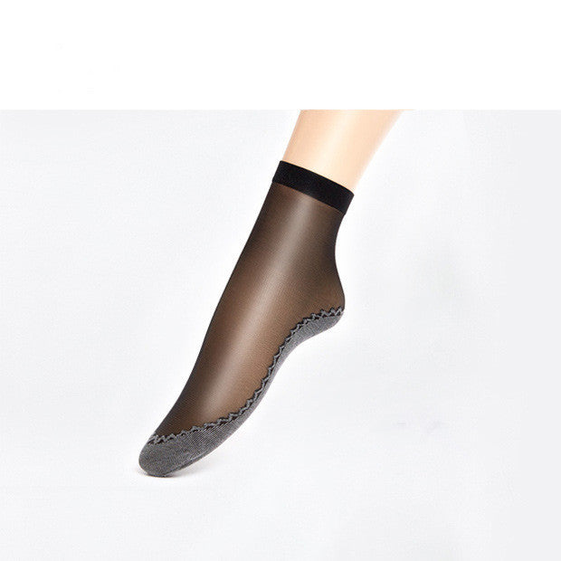 Women's Sweat Absorbing Cotton Bottom Stockings