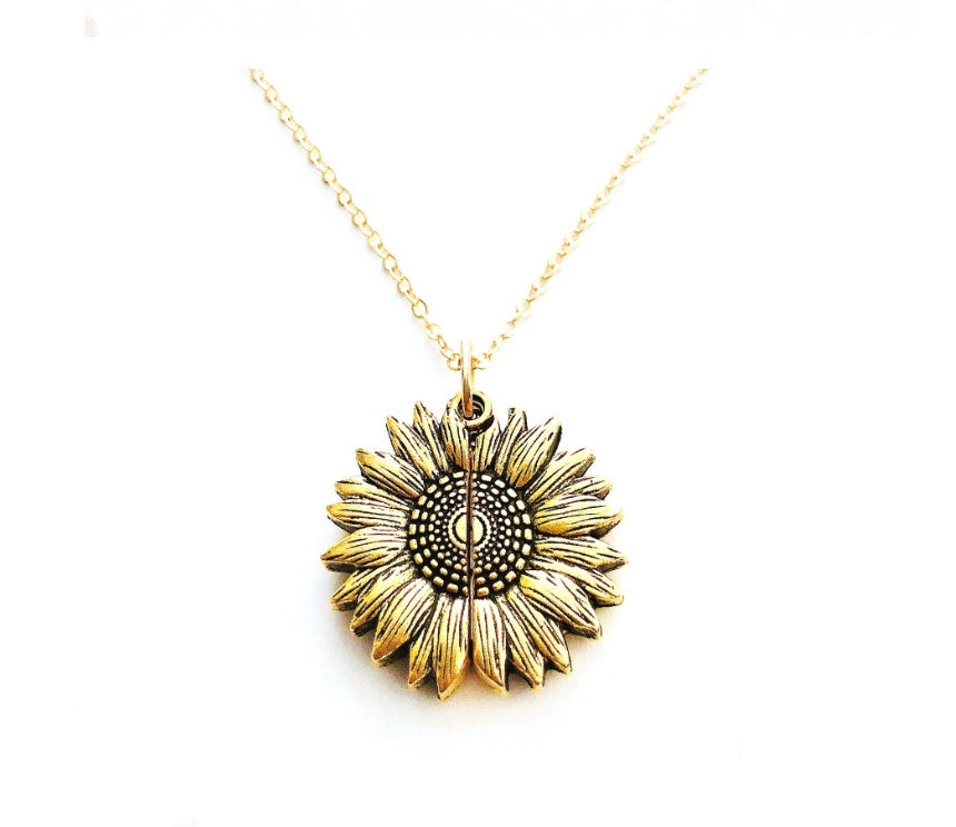 Collar de doble LETRAS DE GIRASOL