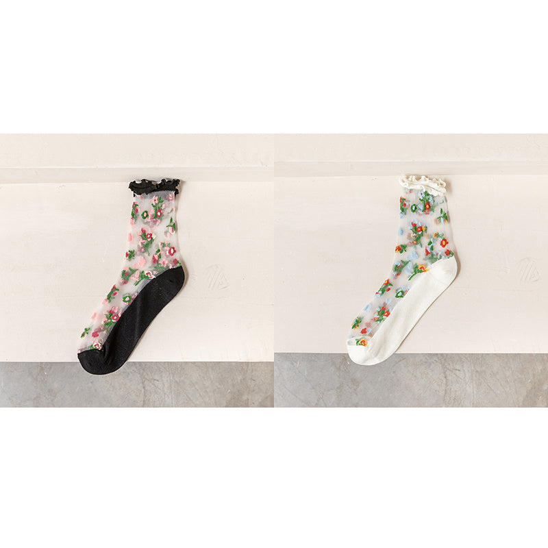 Women's Fashion Personality Crystal Glass Stockings