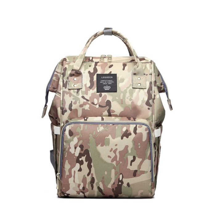 LEQUEEN bolsa de pañales de gran capacidad momia de lactancia mochilas de viaje cochecito de bebé cuidado del bebé maternidad bolso impermeable USB