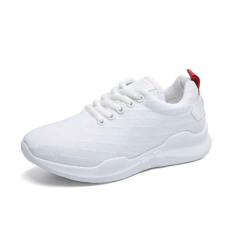 La nueva primavera y el verano 2020 zapatos deportivos coreanos transpirables de punto de las señoras zapatos casuales de plataforma zapatos
