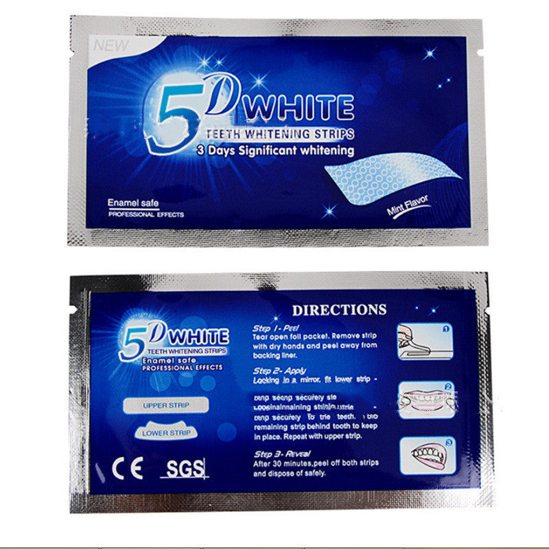 Factory Wholesale Teeth Whitening Patch 14 Bags Of Teeth Brightening 5D Patch OEM Available