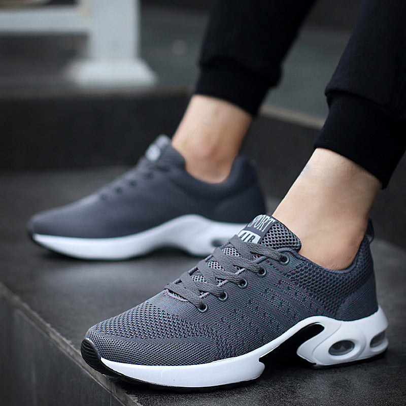 Los nuevos zapatos deportivos de moda all-match fly weaving zapatos para correr, transpirables y cómodos zapatos de cojín de aire en nombre de