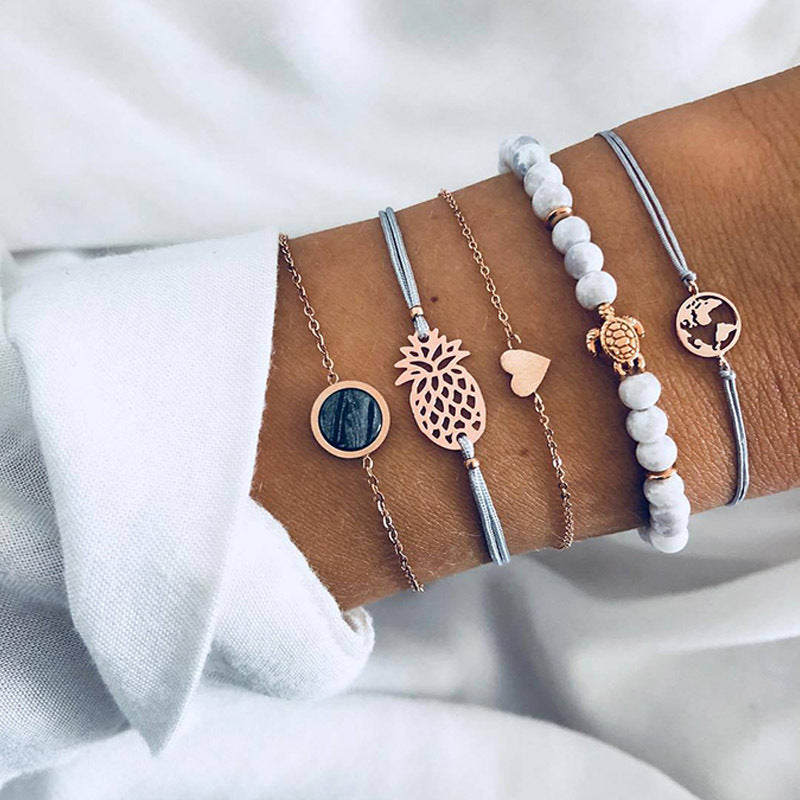Pulsera de cadena de cuentas