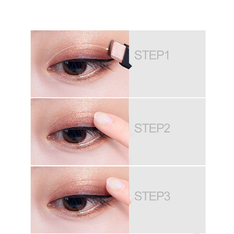 Tapered two-color eye shadow stick
