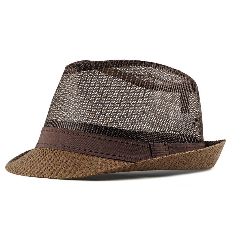 Men's Summer Breathable Mesh Straw Hat