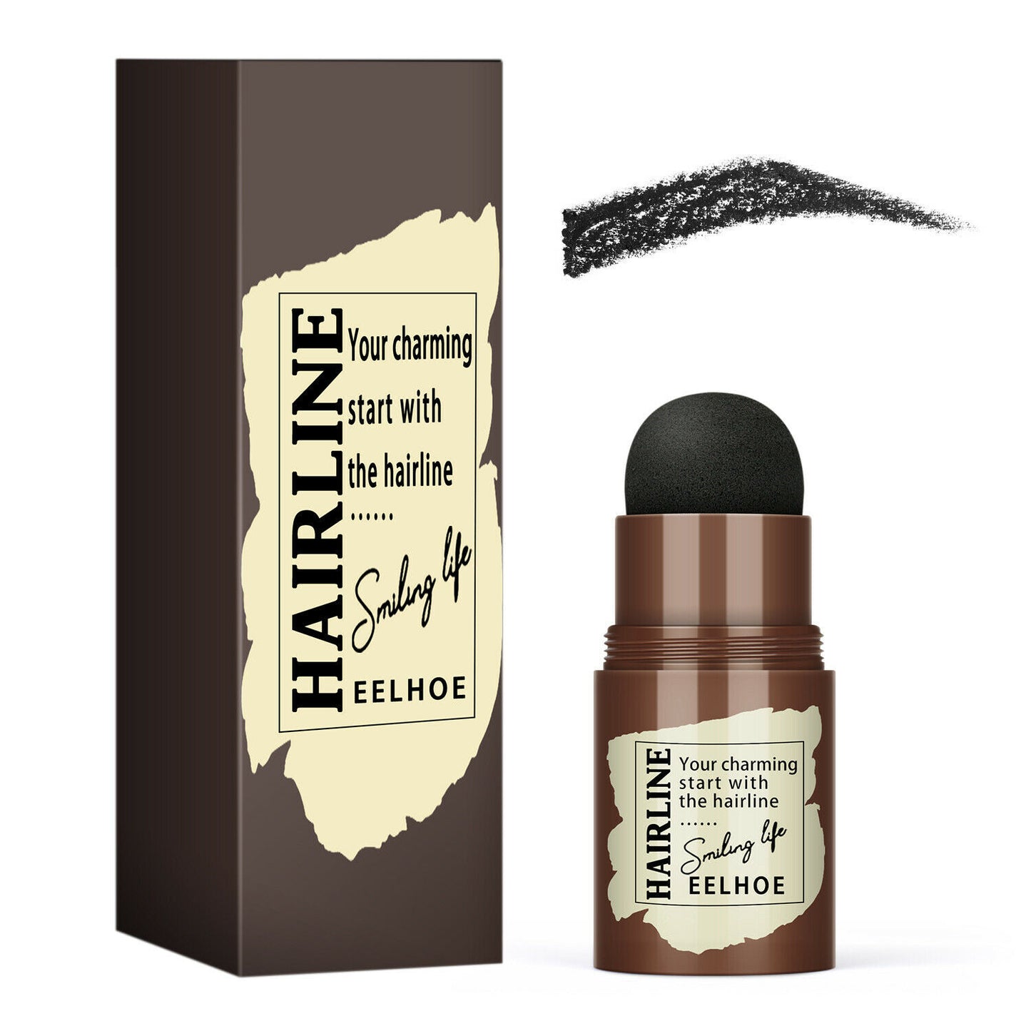 Kit formador de sellos de cejas perfecto, plantillas de cejas impermeables con forma de palo largo, sello de contorno Natural duradero para cejas, Kit de maquillaje