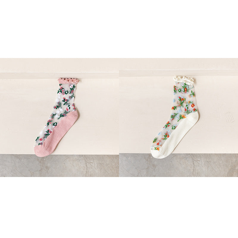 Women's Fashion Personality Crystal Glass Stockings
