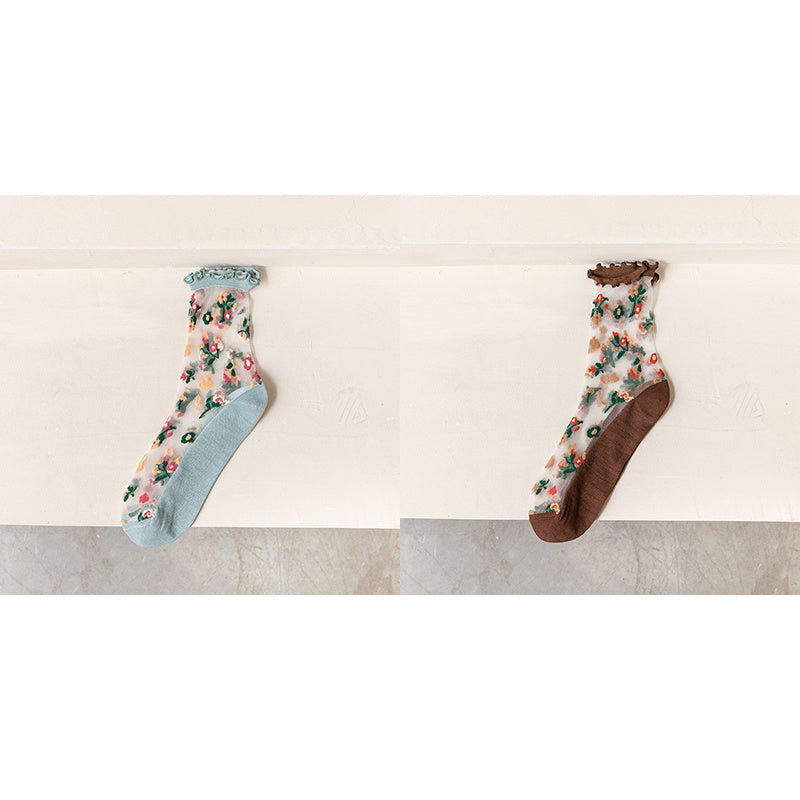 Women's Fashion Personality Crystal Glass Stockings