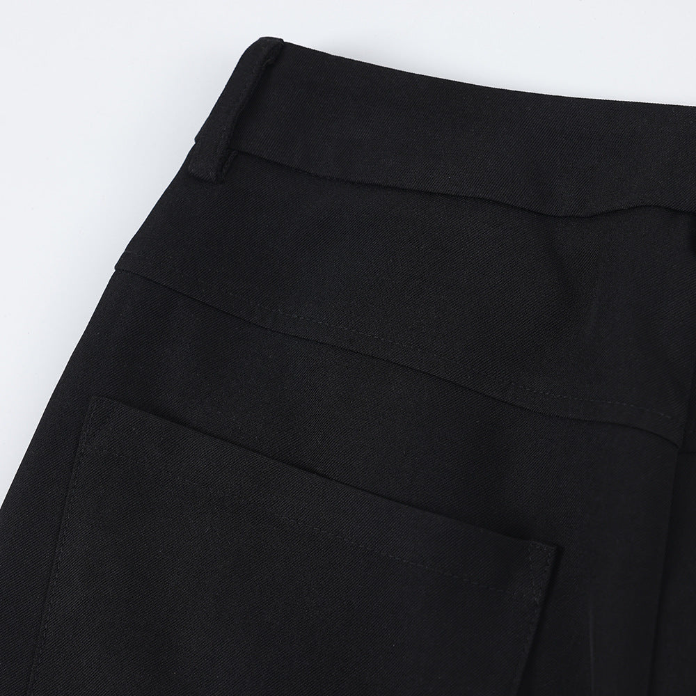 Loose Solid Color Casual Trousers For Men