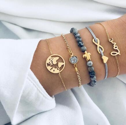 Pulsera de cadena de cuentas