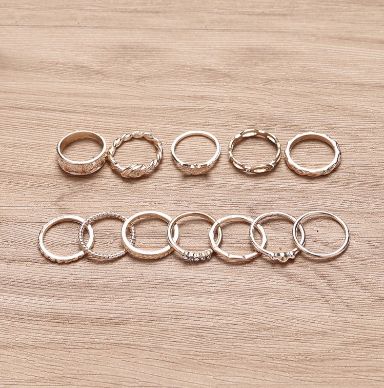 Juego de anillo de solsticio encantador