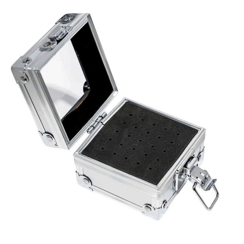 Stainless Steel Nail Polisher Storage Box Tool